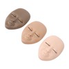 3PCS Eyelash Mannequin Head Removable Replaced Eyelids Eyelash Practice Head