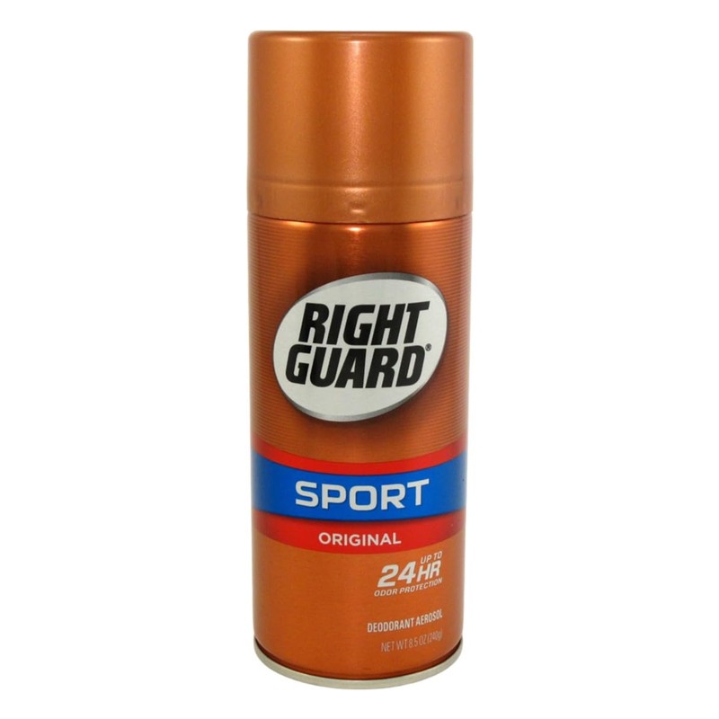 Right Guard Sport 8.5 Ounce Aerosol Original 24Hr Deodorant (251ml)