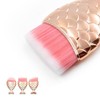 Kind Tan Travel Makeup Brush Set Eyeshadow Foundation Brush Foundation Brush - Purple Blue-Purple Fur / 친절한탄씨 여행용 메이크업 브러쉬 세트 아이섀도우 파운데이션 브러쉬 파운데이션브러쉬 - 퍼플블루-퍼플털