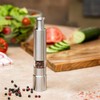 TOBEOME 2PCS Manual Salt and Pepper Grinder Set Stainless Steel