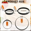 Egg Ring Pancake Ring Set 6 Pcs Stainless Steel Fried
