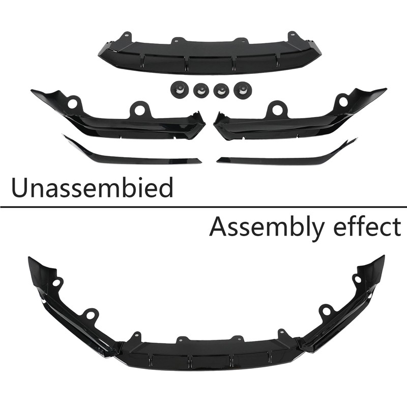 skkyoro Front Bumper Lip Splitter Spoiler for Honda Accord 2018
