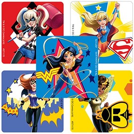 DC Super Hero Girls Stickers - Prizes and Giveaways - 100 per Pack