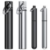TecQach 4 Pieces Metal Portable Toothpick Holder, aluminum alloy Pocket