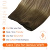 Full Shine Genius Weft Hair Extensions Human Hair Hand Tied