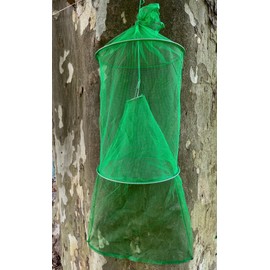 (Green, 2 Pack) Spotted Lanternfly Mesh House Trap SLF. Simple and Effective Way to Catch Lantern Flies and Nymphs