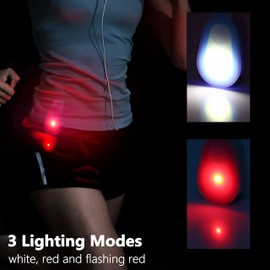 [2 Pack] Nursing Night Light LED Flashlights Clip on Flashlight Mini Rechargeable Wearable Flashlight with Strong Magnetic, Hands Free Nurse Accessories for Work Walking Running Outdoor Sports