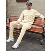 Babioboa Men's Tracksuits sportswear Outfit Set 2 Piece Jogging Suit