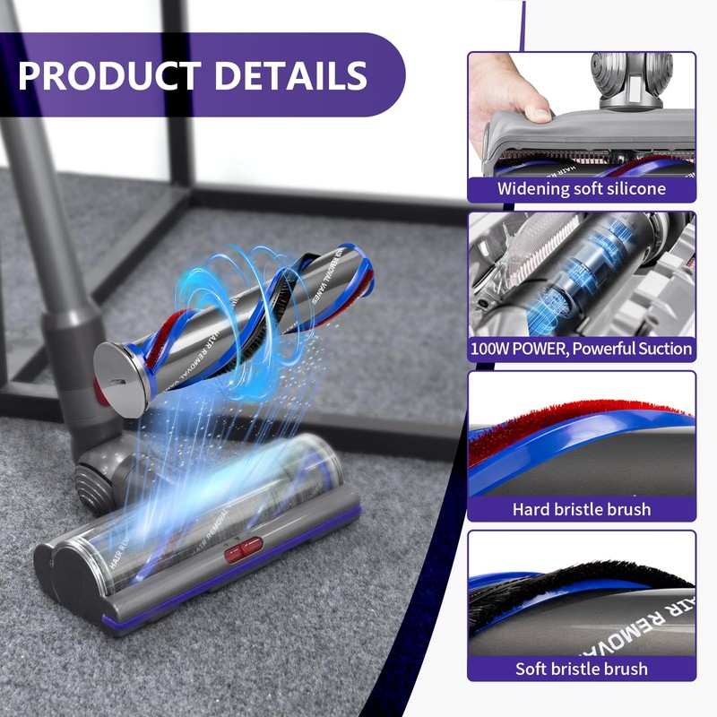Upgrade High Torque Replacement Head Compatible with Dyson V10 V11