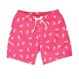 Tipsy Elves Pink Banana Peel 4 Way Stretch Swim Trunks for Men Size XX-Large