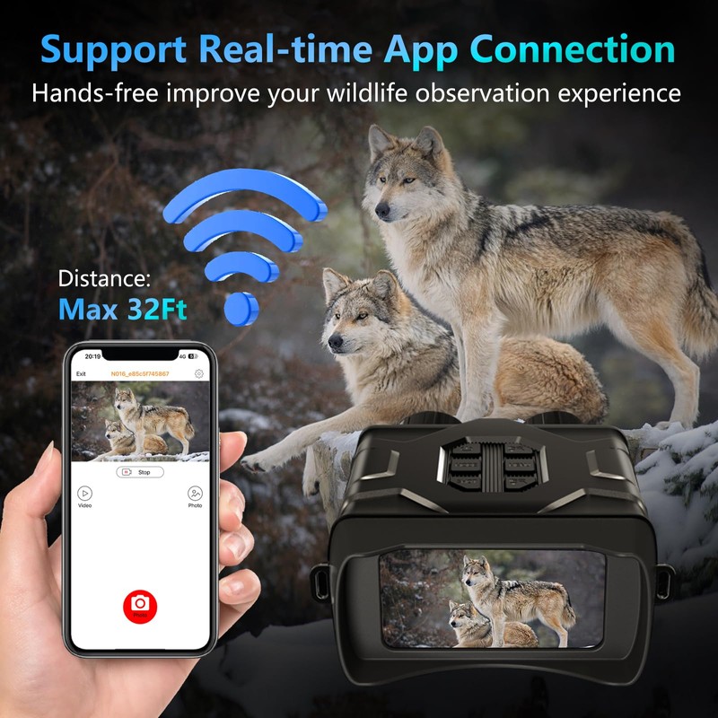 Night Vision Goggles, 5K Night Vision Binoculars with 64GB TF