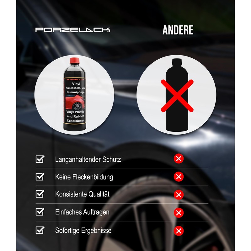 Porzelack® Rubber Care & Plastic Care 375 ml - 2-in-1