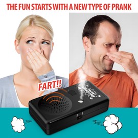 Joywhiz Fart Machine with Remote Control, 20 Realistic Sounds Fart Noise Maker, Fart Spray Pranks for Adults, Funny Gag Gifts for Office, Home, Party, School, Car