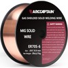 ARCCAPTAIN Mig Welding Wire, Mig Wire ER70S-6 2Lbs Gas Solid