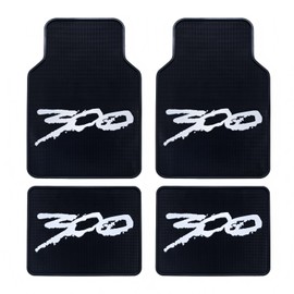 4Pcs All Weather Car Floor Mats Rubber Heavy Duty Odorless Front&Rear fit for 2005-Present Chrysler 300 Floor Mat