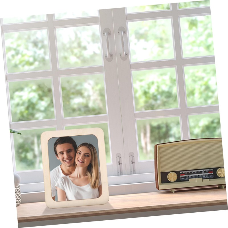 SHINEOFI 3pcs DIY Picture Frame with Stand for Crafting and