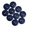 10pcs 3/8 Inch 10mm 16L Navy Blue Resin Sewing Buttons