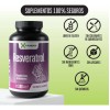 Resveratrol | Antioxidante | 180 Cápsulas | Polifenoles Sin Sabor