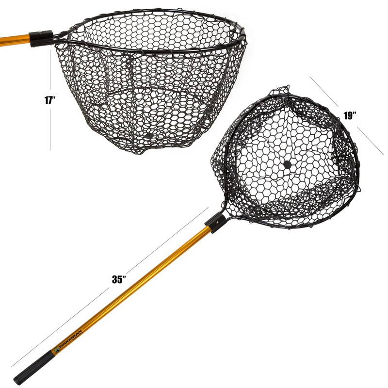 Collapsible Fishing Net - 56-Inch Retractable Landing Net with Telescopic