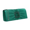 SwankySwans Women's Chloe Clutch Bag, Green