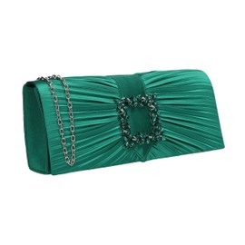 SwankySwans Women's Chloe Clutch Bag, Green