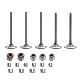 Artudatech Head Valve Kit with Intake and Exhaust Fit for Ya-maha YFZ450 YFZ450R YFZ450X WR450F YZ450F Valves 21-4N Steel Valve Stem Seals Cotter Rings Durable Replacement Parts