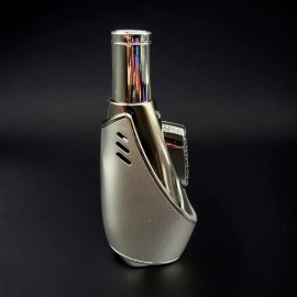 Scorch Torch Lighter Single Flame Modern 61546 - Gray