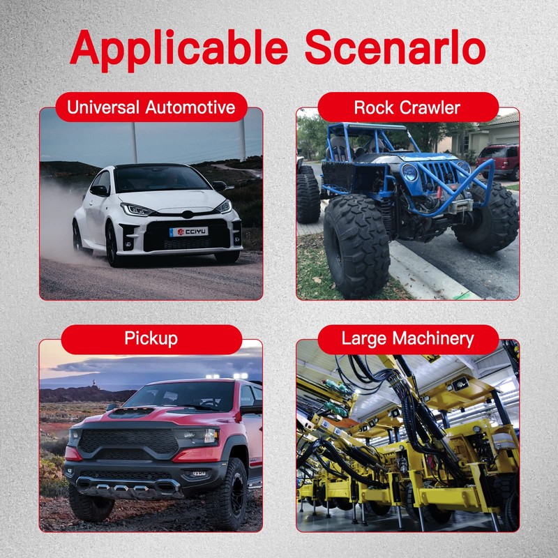 cciyu Chrome Steering joints 13/16-36 Spline X 3/4" DD U-Joint