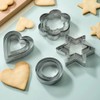 GOOD STUFF Set of 3 Steel Star Shaped Cookie Cutters