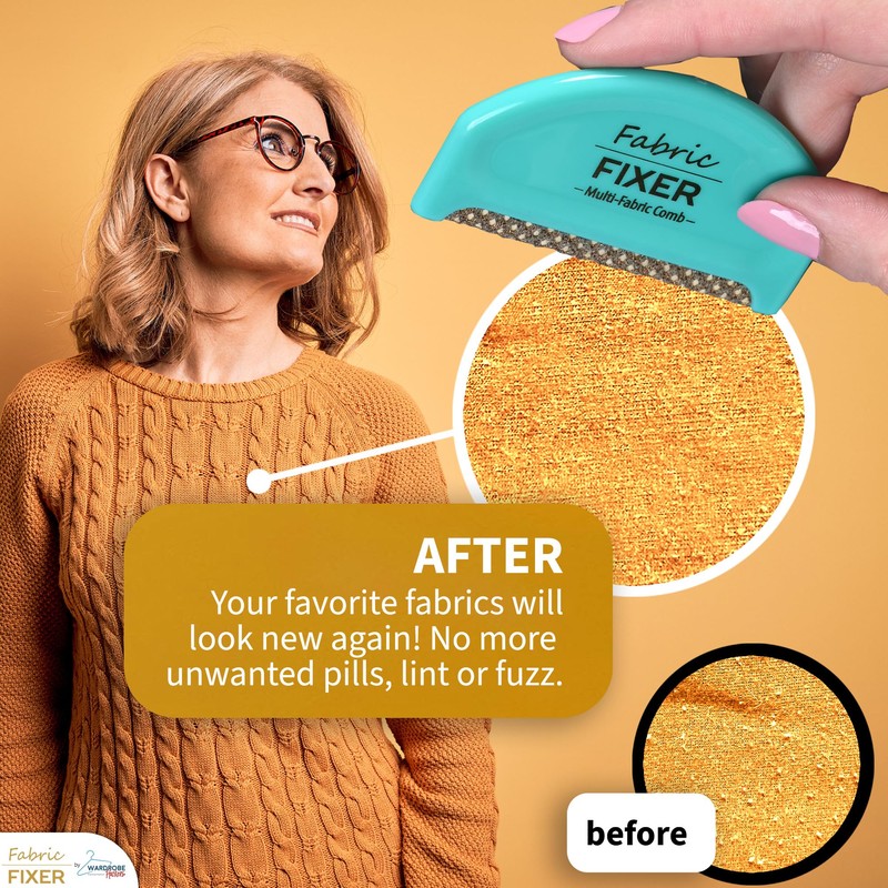 Cashmere & Multi-Fabric Sweater Comb & Pill Remover for Depilling