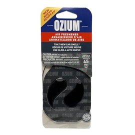 Ozium Paper Membrane Hanging Car Air Freshener - Automotive Air Fresheners and Odor Eliminator for Car (New Car, 1 Pack)