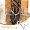 BIUDECO Durable Stainless Steel Horse Bit Tie Ring Heavy Duty