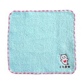 Oekaki-san (Mini Towel) One Point Embroidery Handkerchief Towel/Kurion-San