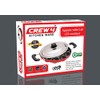 CREW4 Aluminium, Non-Stick Appam Patra Rolux Red Ponganalu Maker Paniarakkal