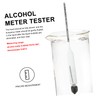 BIUDECO 4pcs Alcohol Hydrometer Tester Glass Meter Distilled Alcohol Measurement
