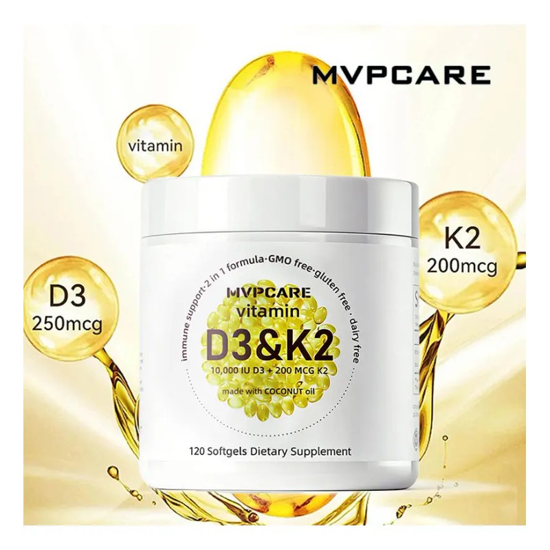 Vitamina 200mcg 10000iu 120 Cápsulas Deal Sabor Mvpcare Life Extractos