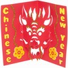 Baker Ross Dragon Pop Out Cards-Pack of 10, Chinese New