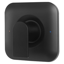 T2471BL Black Shower Handle Matte,Black Shower Trim Kit, Temp Trim Kit Fit Shower Valve Handle Replacement for T2471BL Shower Faucet Handle