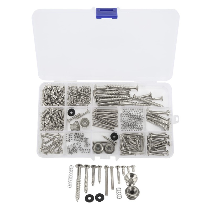 Electric Guitar Screw Kit, Guitar Mounting Screws Assortment Box Repair