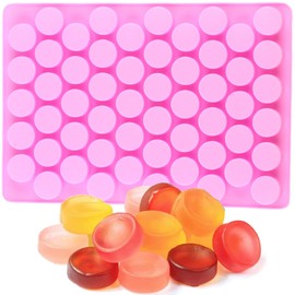 YIMINGMOLD Round Silicone Candy Molds For Hard Candy Gummy