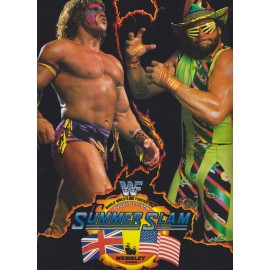 Champion WWE 24”x36” POSTER PRINT - SUMMERSLAM 1992 MACHO MAN ULTIMATE WARRIOR