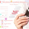 120 Uñas Postizas Francesas Cuadradas, Rosa Nude, 12 Tamaños