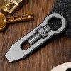 AIXXCUVQ Portable Multi-Functional Pry Bar Tool Mini Key Chain Multi-Functional