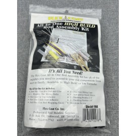 Flex Coat Lite build all in one rod assembly kit. Includes epoxy in syringes