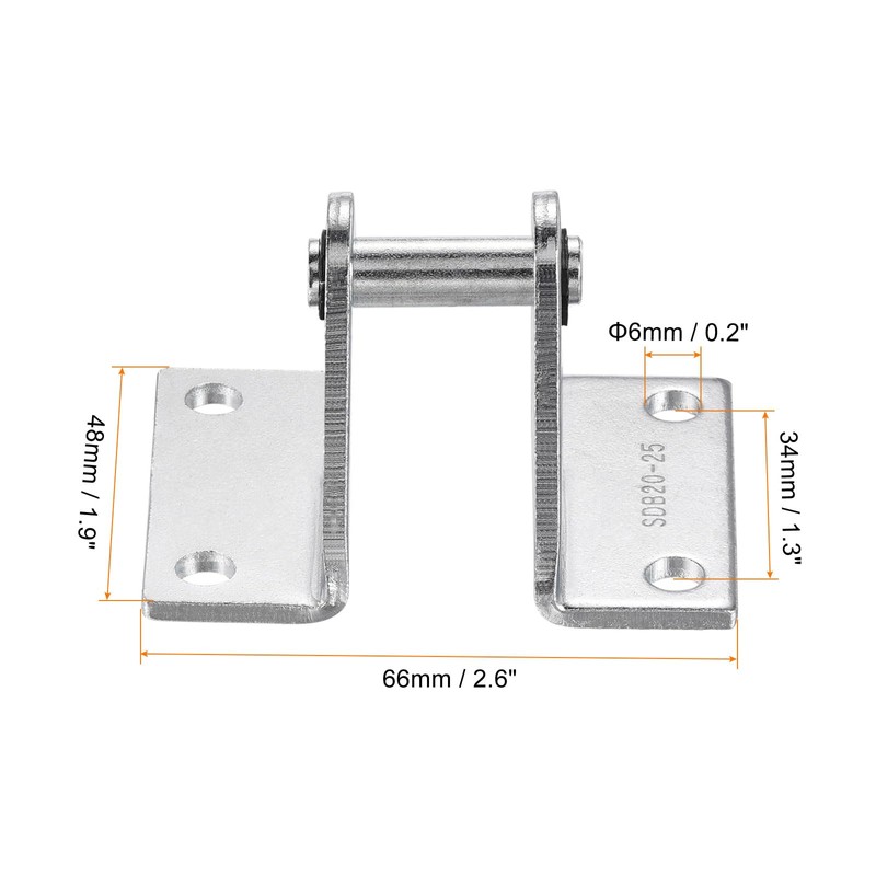 sourcing map 2 Pack Air Cylinder Rod Clevis Mounting Bracket