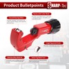 Sharp-tec 3-32mm Pipe Cutter, Adjustable Pipe Slice, Tube Cutter with
