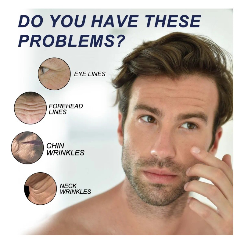 Em Crema Para Hombre Quita Ojeras Arrugas, Retinol, Colageno Mixta