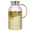 Karafu 3 Liter/100 Oz Glass Pitcher with Lid, Easy Clean