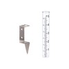 Mateda 5" Capacity Rain Gauge with 2 in 1 Stainless