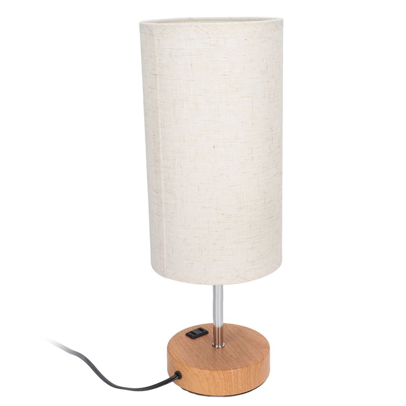 Touch Control Table Lamp Metal and Cloth USB Charging Three